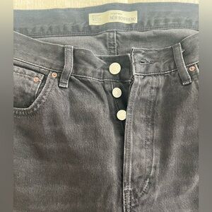 Topshop Black boyfriend cut Denim Jeans size 32
